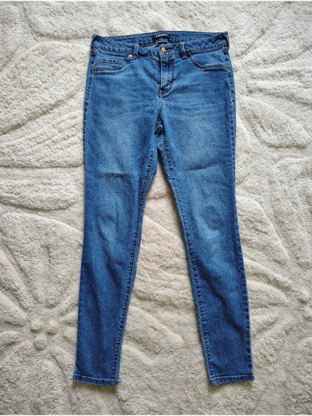 d.jeans Women’s Size 12 Classic Blue Skinny Jeans